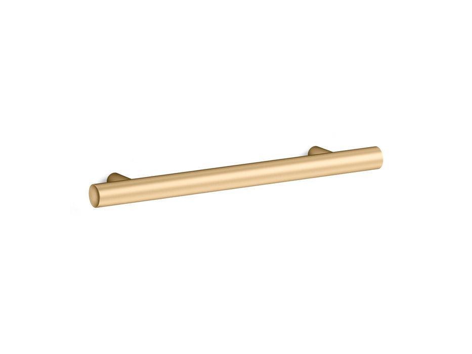 KOHLER K-25498 Purist 5" cabinet pull, vibrant moderne brushed gold
