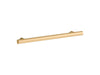 KOHLER K-25499 Purist 7" cabinet pull, vibrant brushed moderne brass