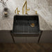 KOHLER K-25766 Ironridge 28" undermount single-bowl farmhouse kitchen sink, black black - view 4