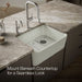 KOHLER K-25766 Ironridge 28" undermount single-bowl farmhouse kitchen sink, dune - view 5