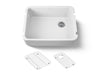 KOHLER K-25766 Ironridge 28" undermount single-bowl farmhouse kitchen sink, white