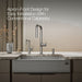 KOHLER K-25785 Cairn 29-3/4" undermount single-bowl farmhouse kitchen sink with short apron, matte grey - view 5