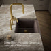 KOHLER K-25787 Cairn 29-11/16" undermount single-bowl farmhouse kitchen sink, matte brown - view 5
