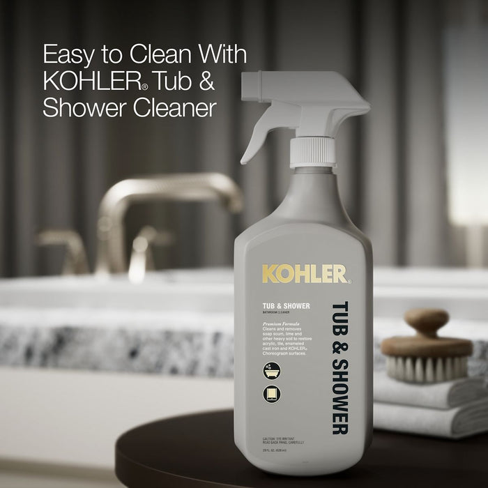 KOHLER K-25831 Avec 60" x 32" drop-in bath, white - view 5