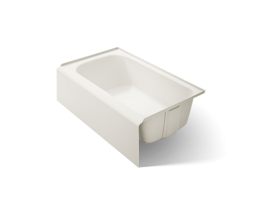 KOHLER K-25832-RA Avec 60" x 36" alcove bath, right drain, biscuit
