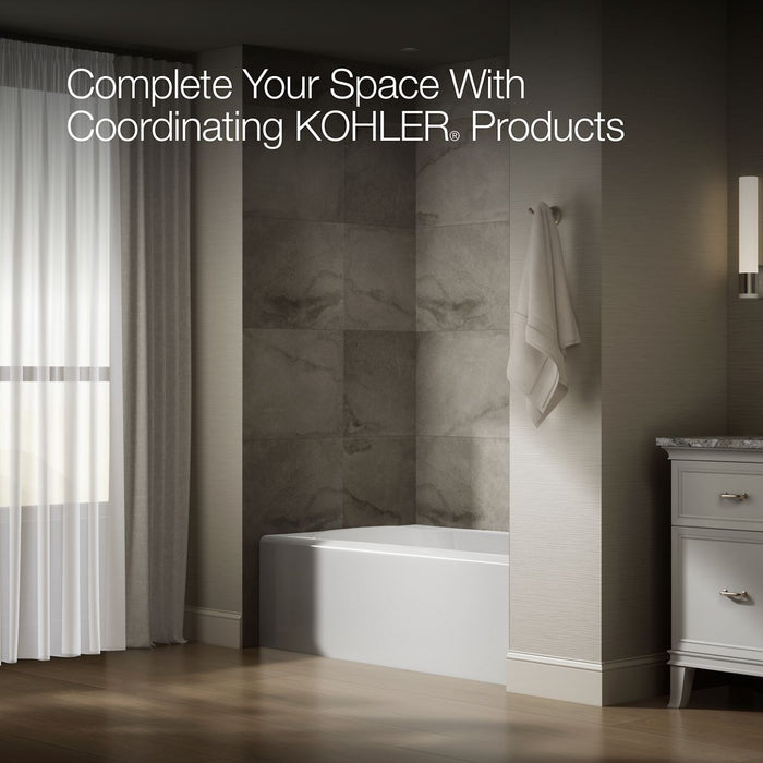 KOHLER K-25832-RA Avec 60" x 36" alcove bath, right drain, white - view 3