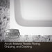 KOHLER K-25833 Avec 60" x 42" drop-in bath, white - view 4