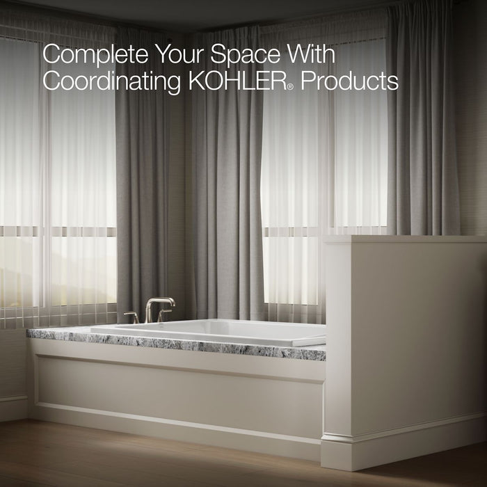 KOHLER K-25833 Avec 60" x 42" drop-in bath, white - view 5