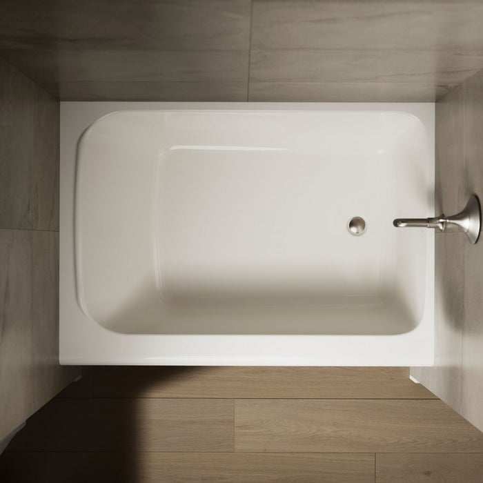 KOHLER K-25833-RA Avec 60" x 42" alcove bath, right drain, biscuit - view 5