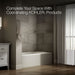 KOHLER K-25834-LA Avec 72" x 36" alcove bath, left drain, biscuit - view 3
