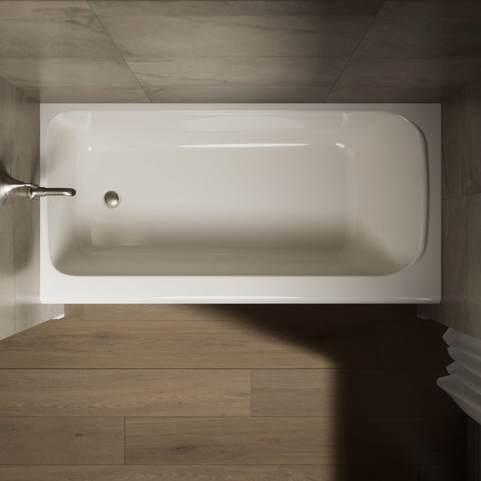 KOHLER K-25834-LA Avec 72" x 36" alcove bath, left drain, biscuit - view 5