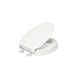 KOHLER K-25875 Hyten Elevated Quiet-Close elongated toilet seat, white - view 4