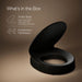 KOHLER K-25876 Hyten Elevated Quiet-Close round-front toilet seat, black black - view 5