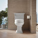 KOHLER K-25876 Hyten Elevated Quiet-Close round-front toilet seat, white - view 4
