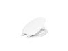 KOHLER K-25883 Triko Quiet-Close elongated toilet seat, white
