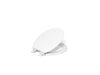 KOHLER K-25884 Triko Quiet-Close round-front toilet seat, white