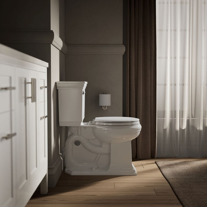 KOHLER K-25884 Triko Quiet-Close round-front toilet seat, white - view 3