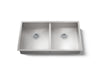 KOHLER K-25940 Vault 32" undermount double-bowl kitchen sink, stainless steel