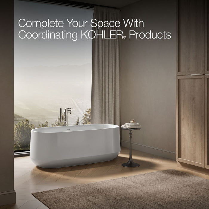 KOHLER K-25985-0 K-25985 Ceric 65-1/4" x 31-1/4" Freestanding Bath, white - view 4