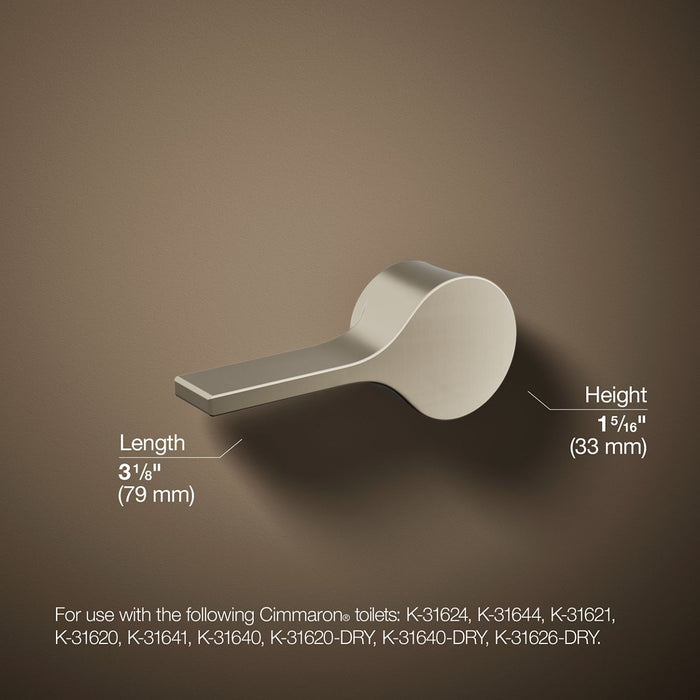 KOHLER K-25986-L Cimarron Left-hand trip lever, vibrant polished nickel - view 4