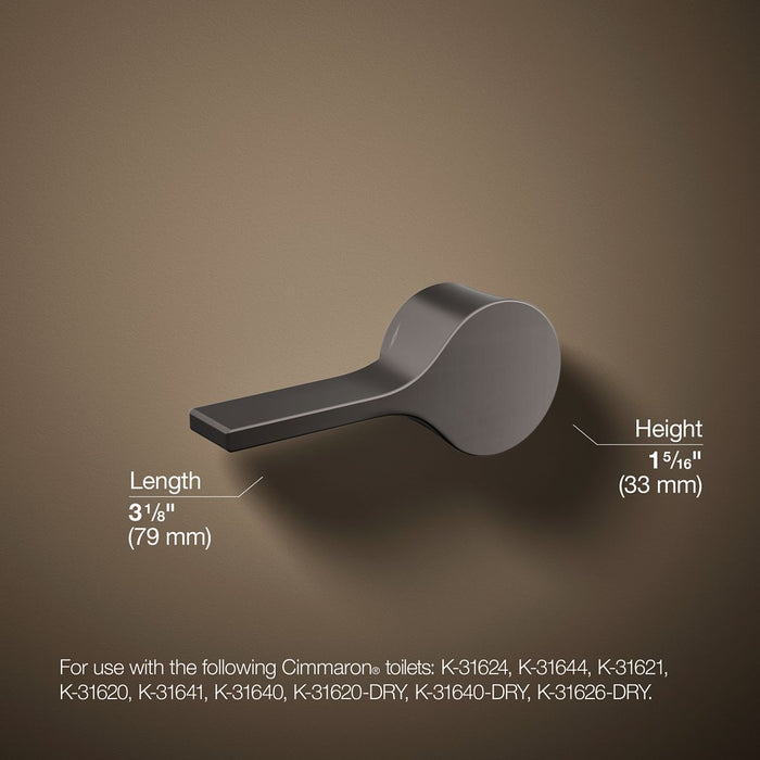 KOHLER K-25986-L Cimarron Left-hand trip lever, vibrant titanium - view 4
