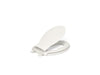 KOHLER K-2599-RL Transitions Nightlight ReadyLatch Quiet-Close elongated toilet seat, biscuit