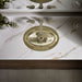 KOHLER K-2602 Rhythm 23-1/4" oval undermount bathroom sink, no overflow, mirror french gold - view 5