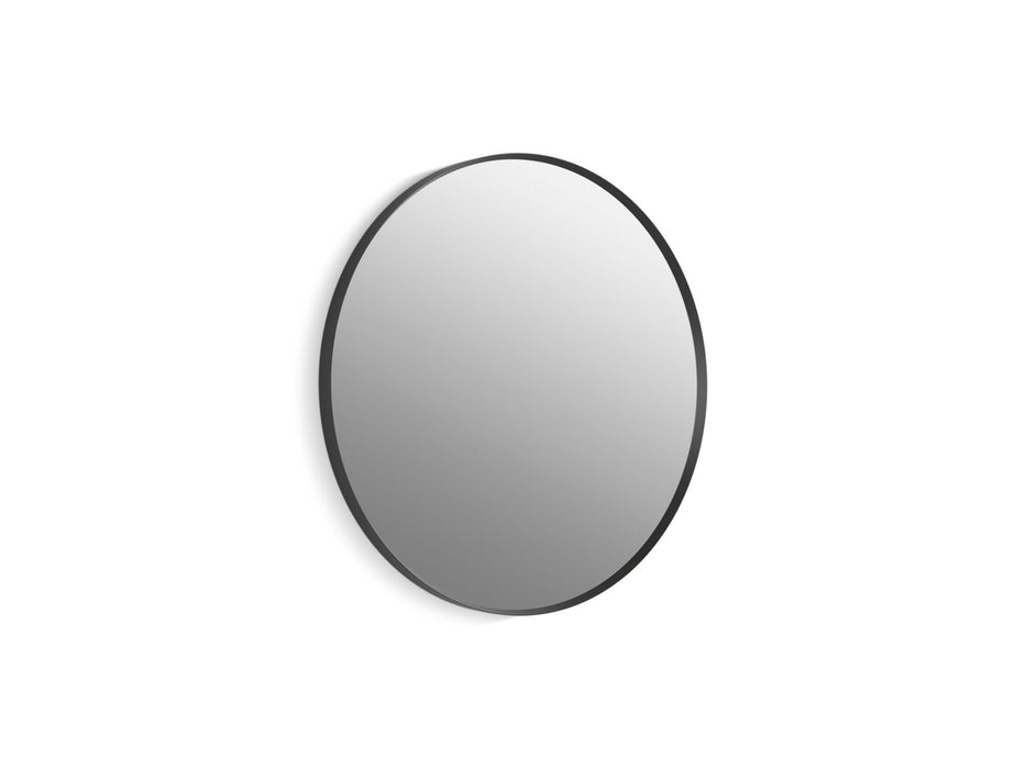 KOHLER K-26050 Essential 28" round framed mirror, matte black