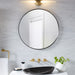 KOHLER K-26050 Essential 28" round framed mirror, matte black - view 2