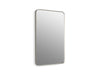 KOHLER K-26052 Essential 22" x 34" rectangular framed mirror, brushed nickel