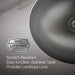 KOHLER K-2609-SU Bachata 20" oval drop-in/undermount bathroom sink, satin - view 2