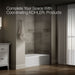 KOHLER K-26107-LA Entity 60" x 36" alcove bath with left drain, white - view 3
