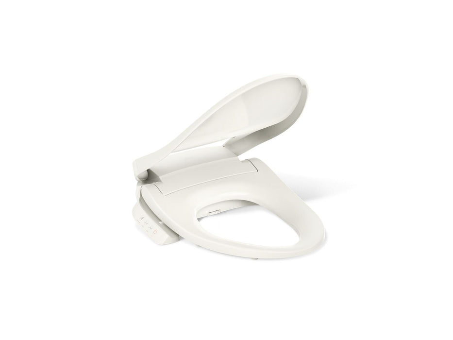 KOHLER K-26132-CSP PureWash E545 Elongated bidet toilet seat, biscuit