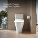 KOHLER K-26132-CSP PureWash E545 Elongated bidet toilet seat, white - view 5