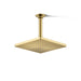 KOHLER K-26148 Honesty 8" Single-function Rainhead, 2.5 GPM, vibrant brushed moderne brass - view 3