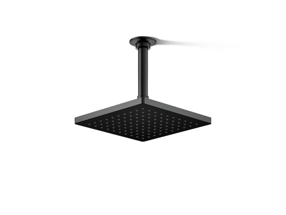 KOHLER K-26148-G Honesty 8" single-function rainhead, 1.75 gpm, matte black