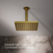 KOHLER K-26148-G Honesty 8" single-function rainhead, 1.75 gpm, vibrant brushed moderne brass - view 5