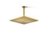 KOHLER K-26149 Honesty 10" Single-function Rainhead, 2.5 GPM, vibrant brushed moderne brass