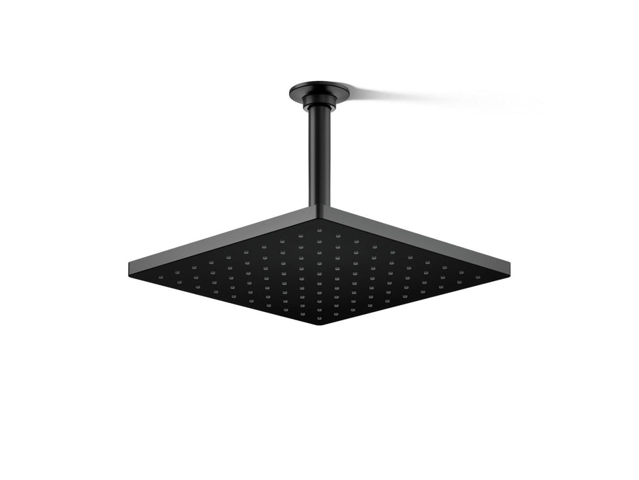 KOHLER K-26149-G Honesty 10" single-function rainhead, 1.75 gpm, matte black