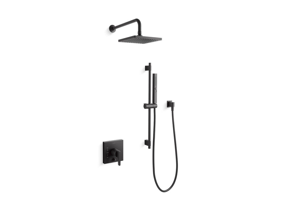 KOHLER K-26273 Honesty Showering Kit, 2.5 GPM, matte black