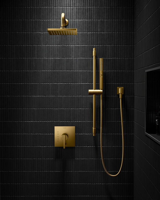 KOHLER K-26273 Honesty Showering Kit, 2.5 GPM, vibrant brushed moderne brass - view 2