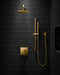 KOHLER K-26273 Honesty Showering Kit, 2.5 GPM, vibrant brushed moderne brass - view 2