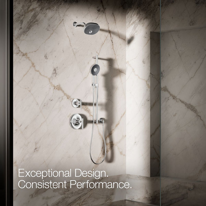 KOHLER K-26282 Statement Round Three-function Handshower, 2.5 GPM
