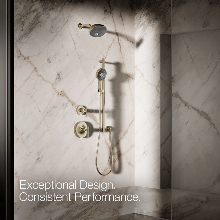 KOHLER K-26282 Statement Round Three-function Handshower, 2.5 GPM