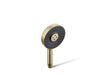 KOHLER K-26282 Statement Round Three-function Handshower, 2.5 GPM, vibrant french gold