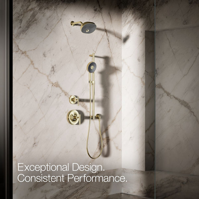 KOHLER K-26282 Statement Round Three-function Handshower, 2.5 GPM