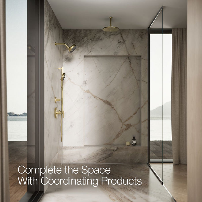 KOHLER K-26282 Statement Round Three-function Handshower, 2.5 GPM