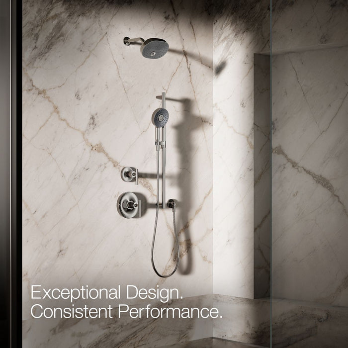 KOHLER K-26282 Statement Round Three-function Handshower, 2.5 GPM