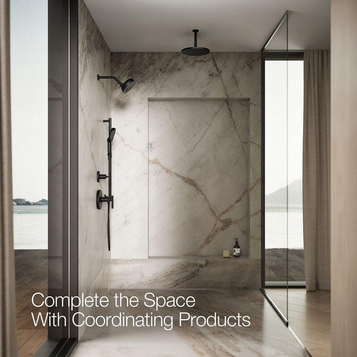 KOHLER K-26284 Statement Oblong Three-function Handshower, 2.5 GPM