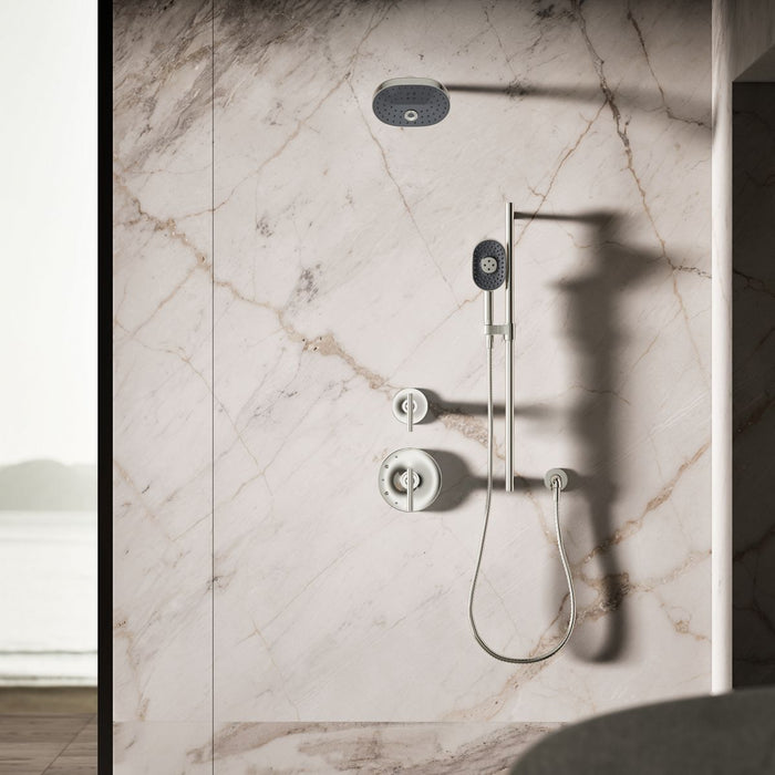 KOHLER K-26284 Statement Oblong Three-function Handshower, 2.5 GPM